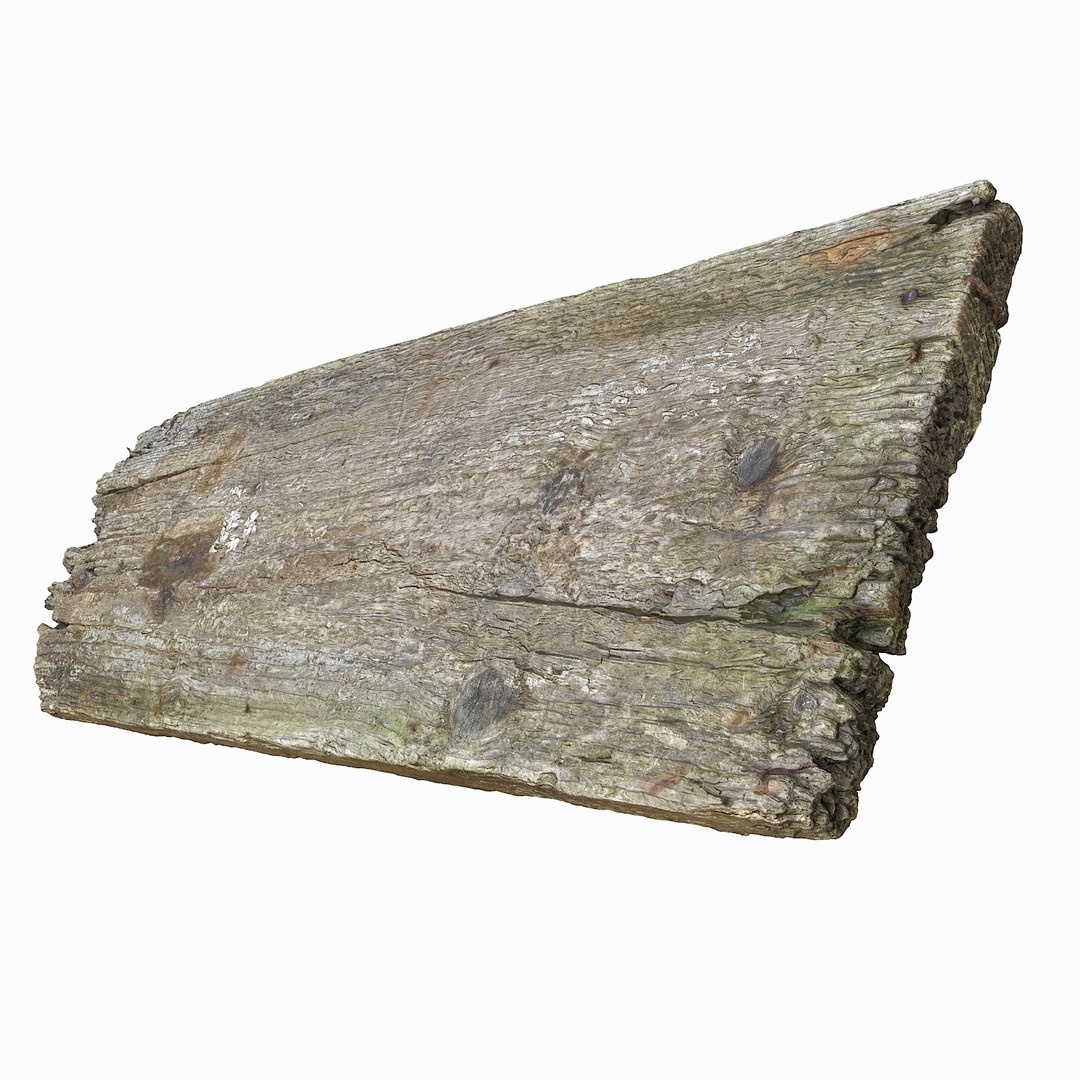 Damage Plank Wood Broke 3d Model