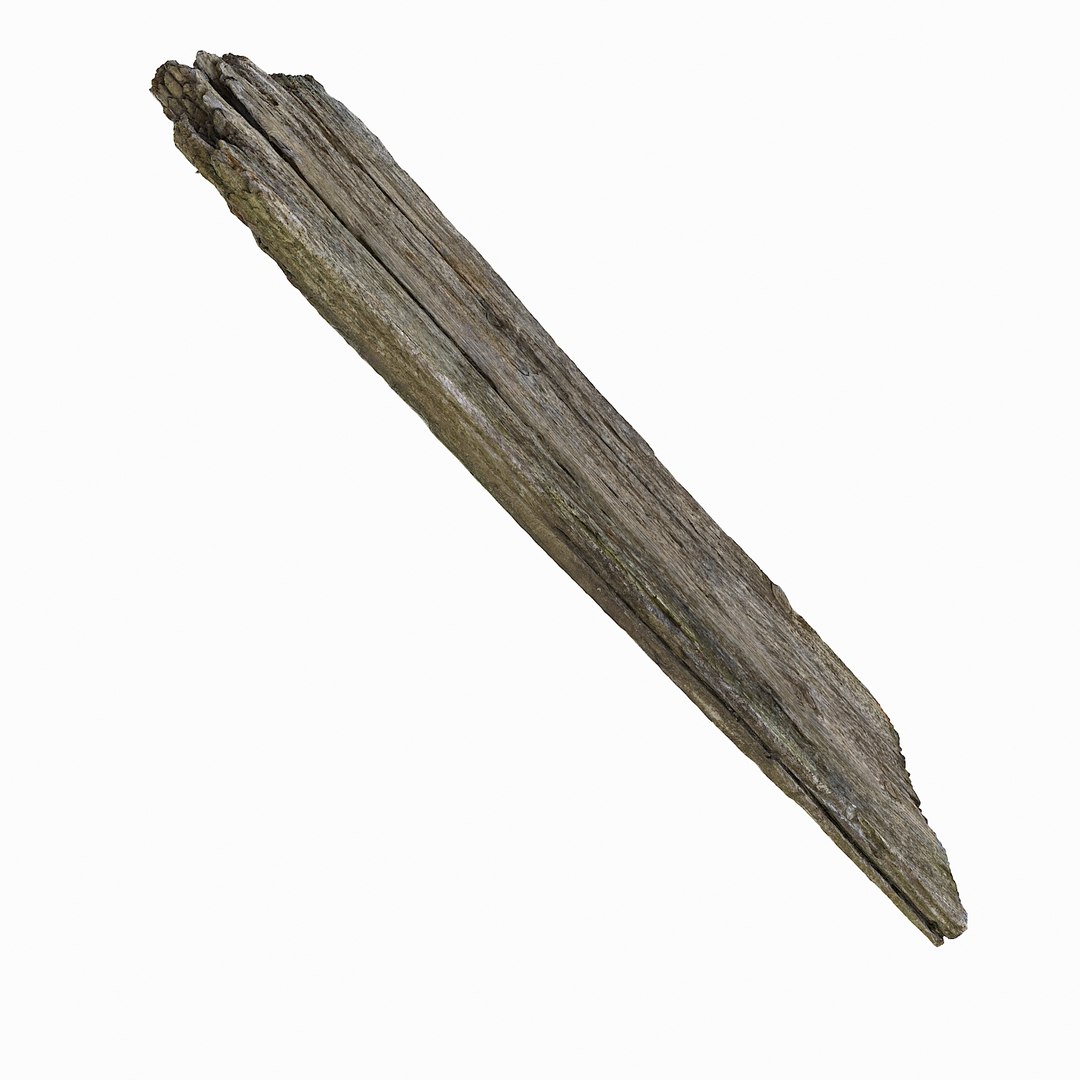 Damage Plank Wood Broke 3d Model