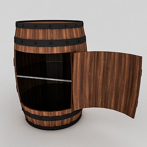 cask cabinet 3D