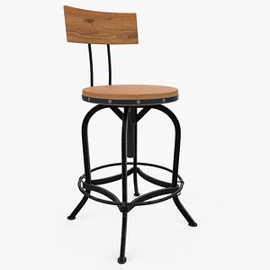 Bar Stool GDF 3D model