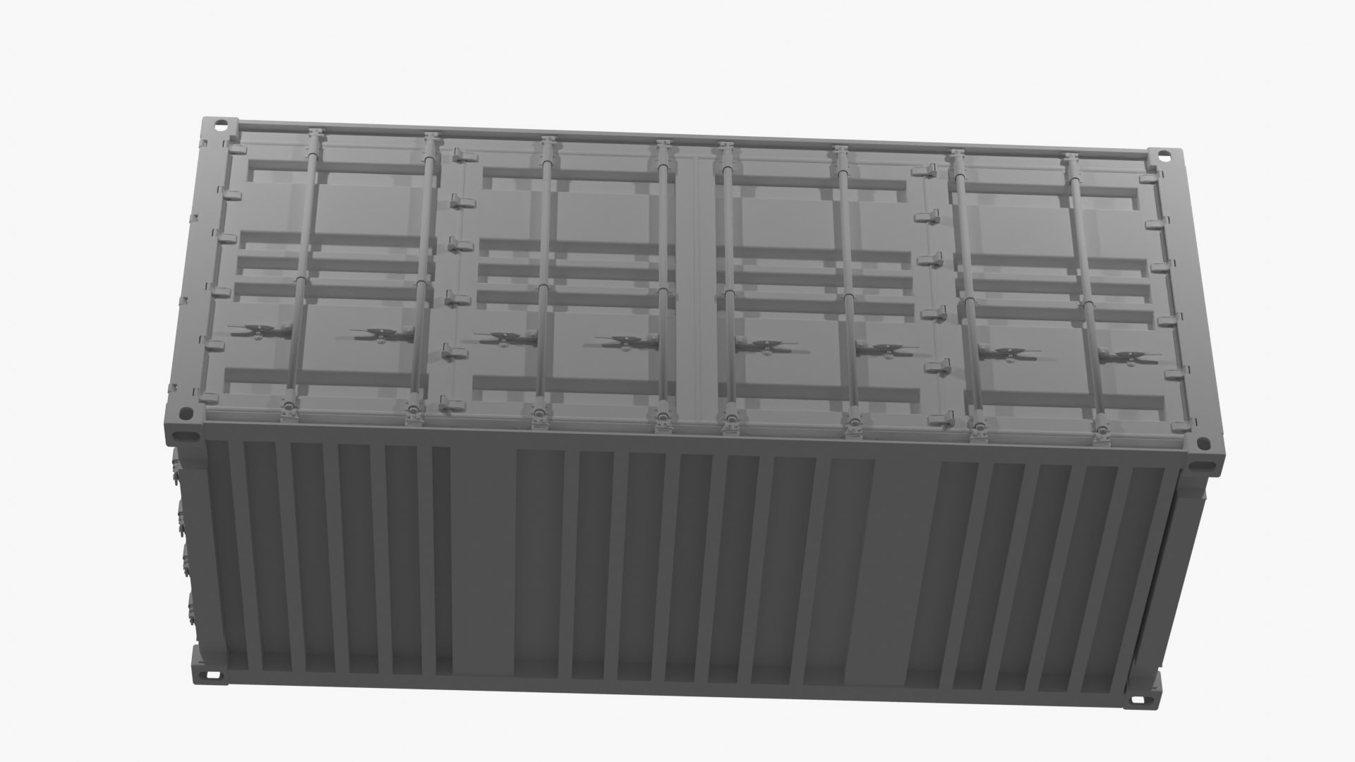 3D Container 20 Side Opening - TurboSquid 2009572