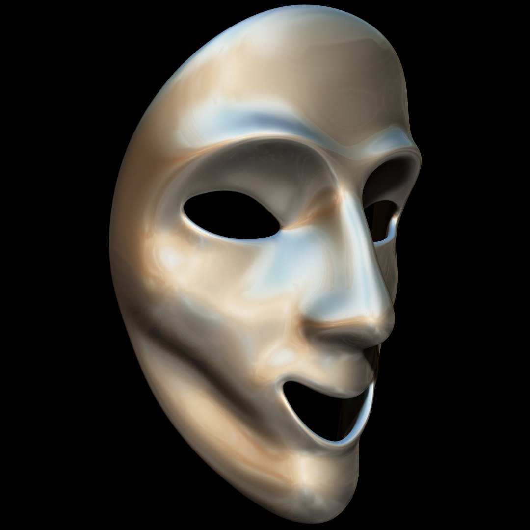 Masks Comedy Drama 3D Model - TurboSquid 1174778