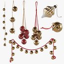 Ensemble de décoration de Noël