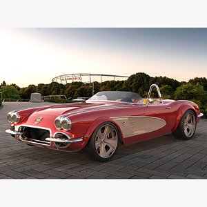Corvette 1961 Widebody restomod model