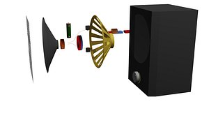 speaker 3D model