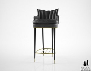3d brabbu plum counter stool