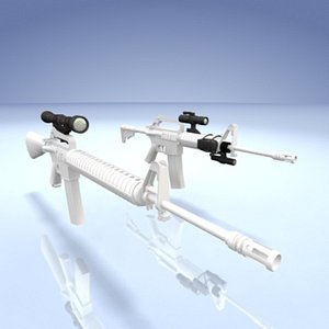 Telescopic Sights and Video Camera for Assult Rifles
