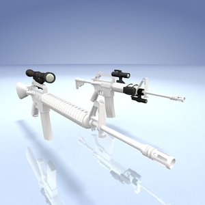 Telescopic Sights and Video Camera for Assult Rifles