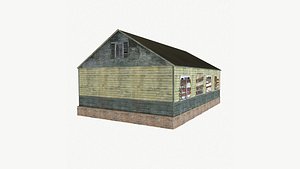 3D House 3D Wooden Barn