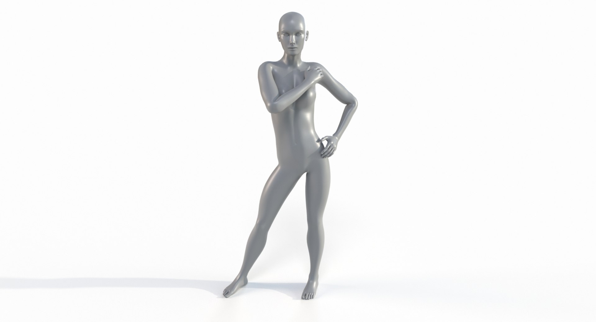 Female base mesh mannequin 3D model - TurboSquid 1400291
