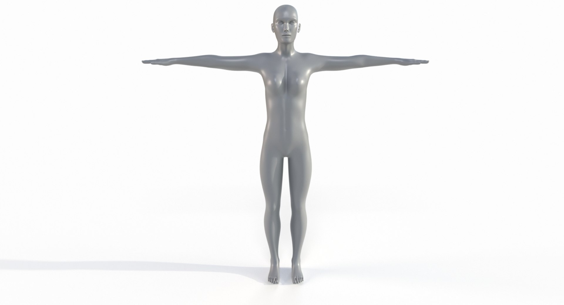 Female base mesh mannequin 3D model - TurboSquid 1400291