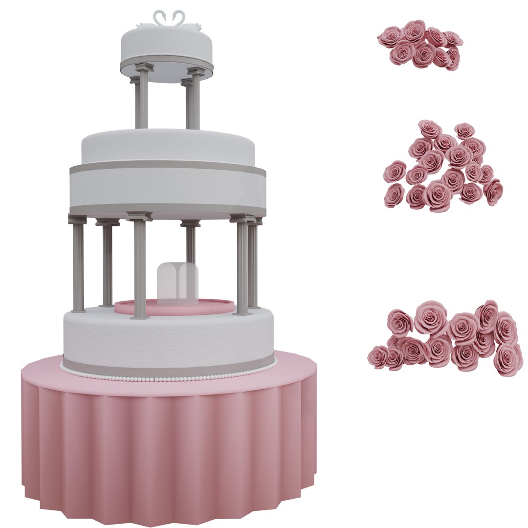 Romantic Wedding Cake Bundle – 2 Elegant 3D Cakes 3D model https://p.turbosquid.com/ts-thumb/jJ/6fLQrC/3w/41/png/1759849267/1920x1080/fit_q87/11883db43a7274f6e0ee562254f09bc3ade7d399/41.jpg