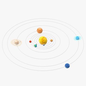 Cartoon Solar System