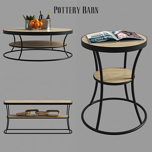 Bartlett Reclaimed Wood Coffee Table Side Table Console Table