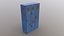 PBR School Gym Locker 05 - Blue Light