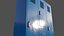 PBR School Gym Locker 05 - Blue Light