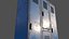 PBR School Gym Locker 05 - Blue Light