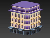 American Building Pack Low Poly