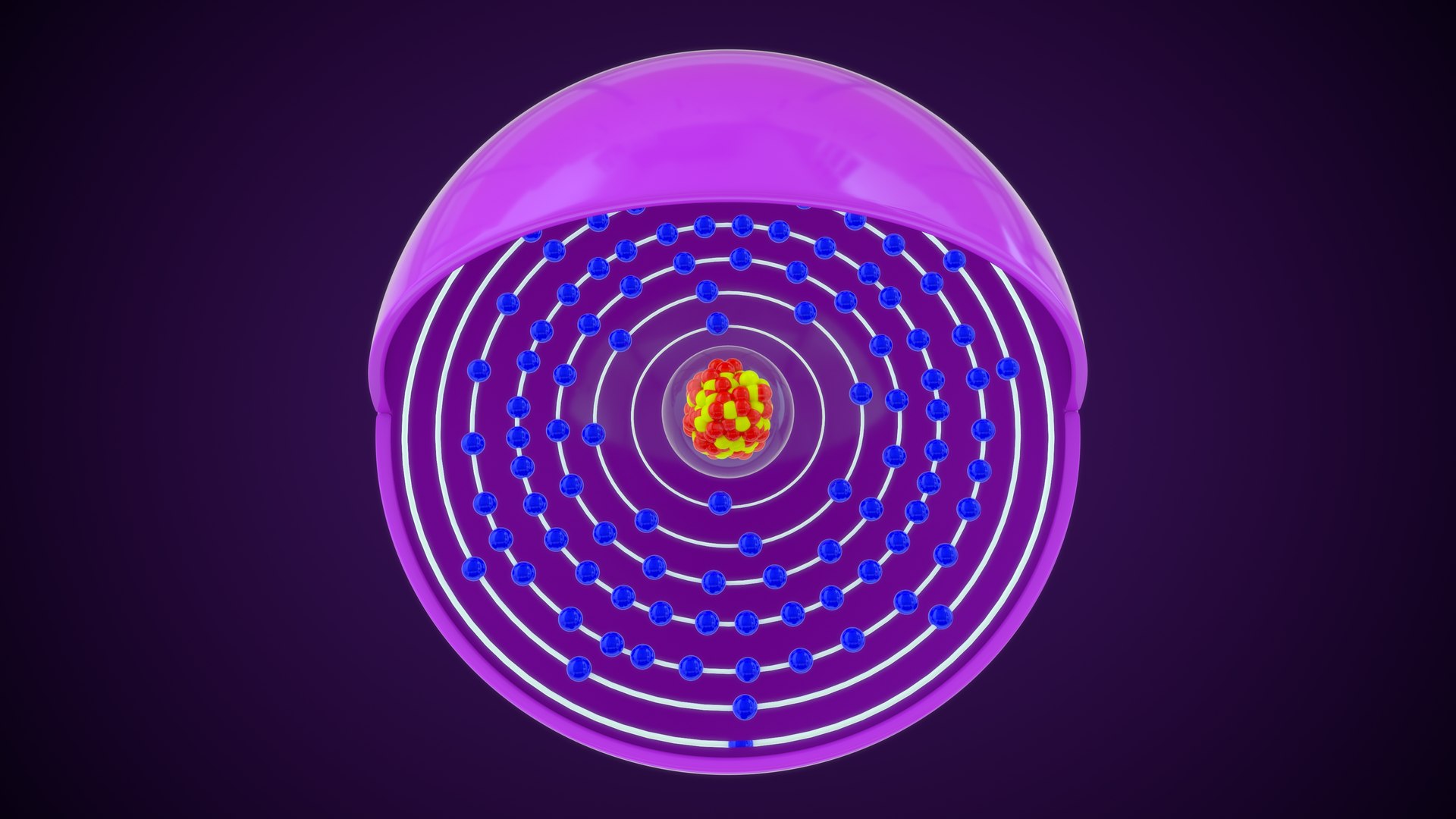 3D Einsteinium Chemical Element TurboSquid 2143499