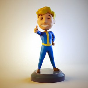 3d vault boy octane model