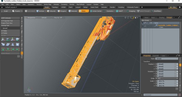 3d модель поворотного стола