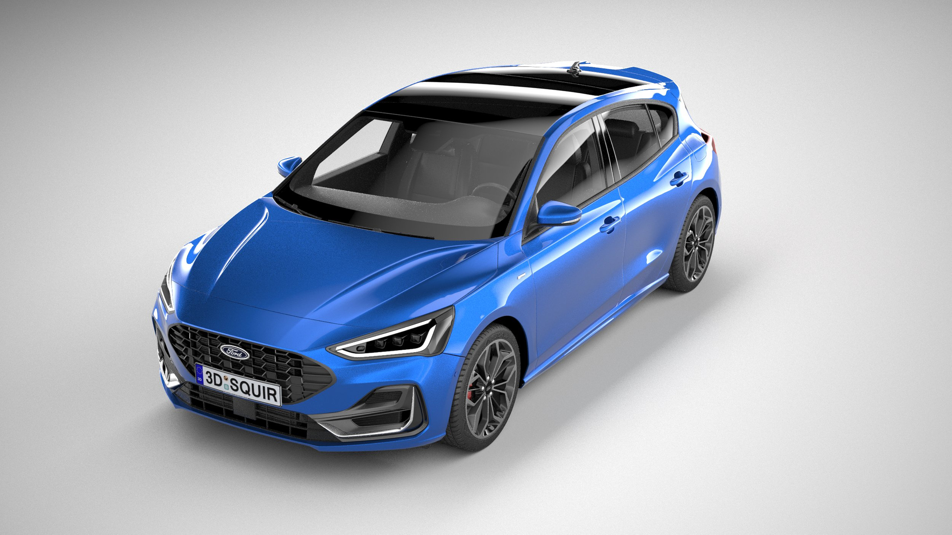Ford Focus Active Wagon CG 2022 3D model