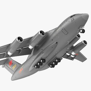 y20 large military transport 3D model