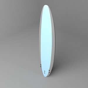 surfboard funboard 3D