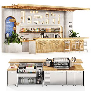3D Greek Cafe Bar