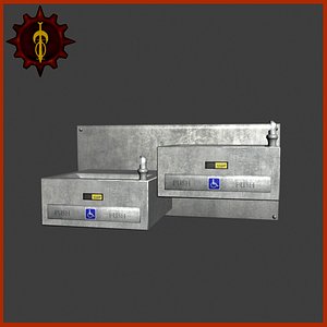 3d model drinking fountain