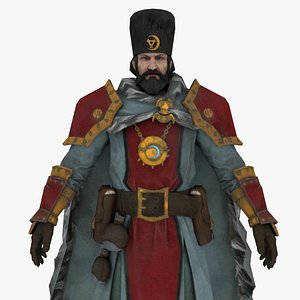 Inquisitor Thrax warrior 3D model