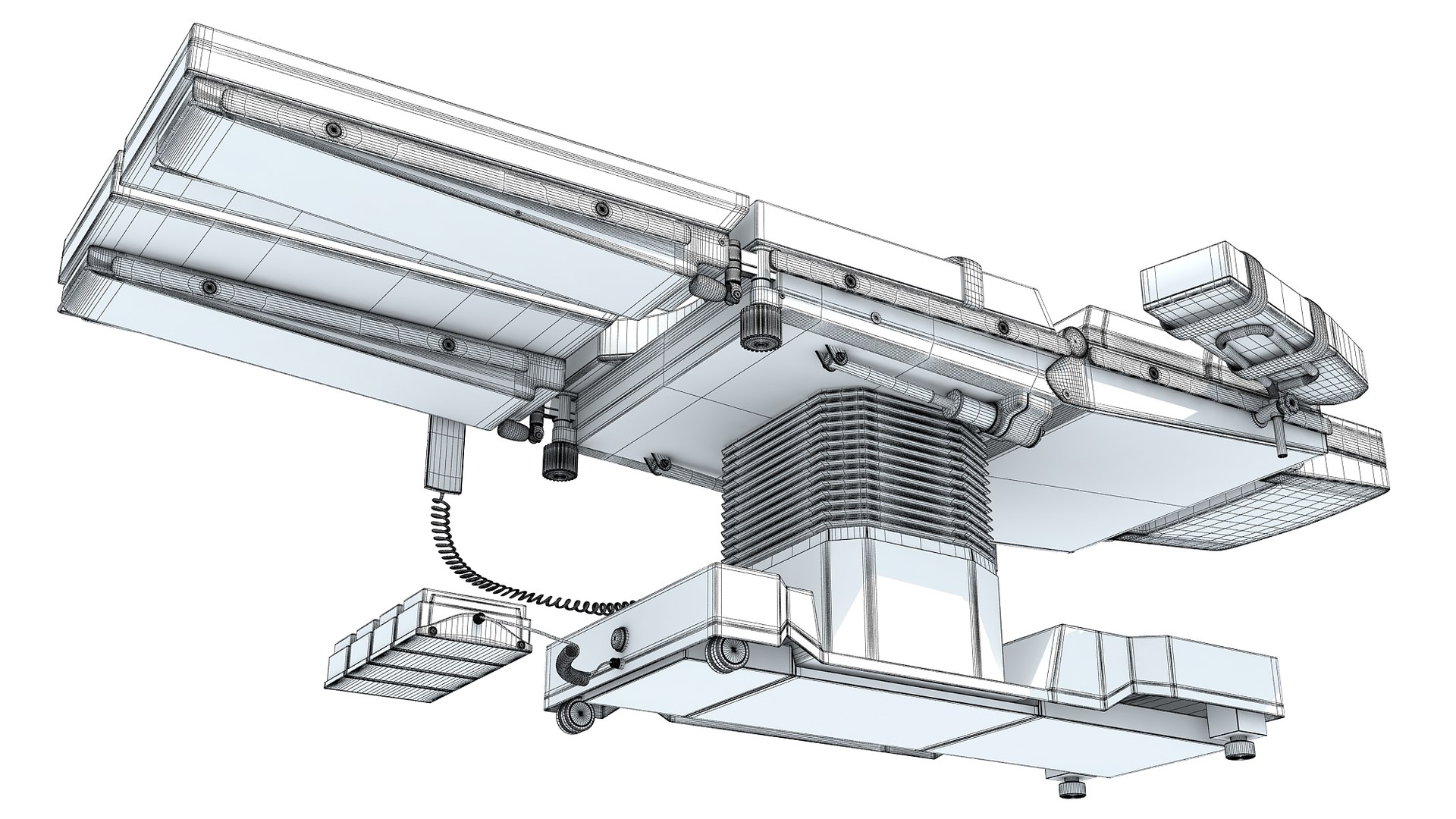 Operating Table Pose 2 3D model https://p.turbosquid.com/ts-thumb/jJ/dUmrTD/OC/operatingtable17/jpg/1646375148/1920x1080/fit_q87/f885e22e9b096591616fa710632c497488ac0f17/operatingtable17.jpg
