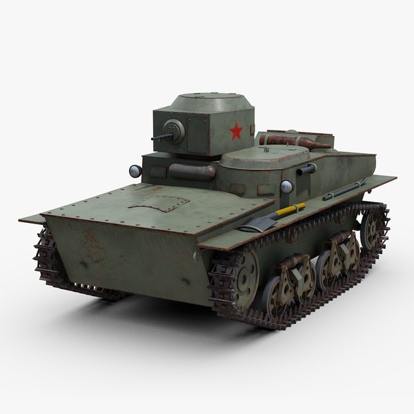 3D T37 Soviet Amphibious Tank