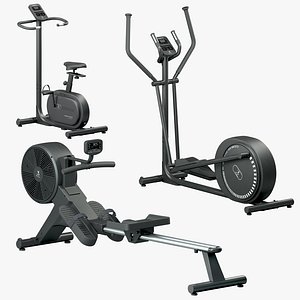 3D Fitness Equipment Clear Fit model
