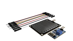 arduino module water rain 3d obj
