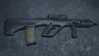 AUG A3 3D Model  Steyr Bullpup Rifle  Next-Gen Tactical Precision