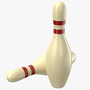 3D Bowling Pin 3d Model model