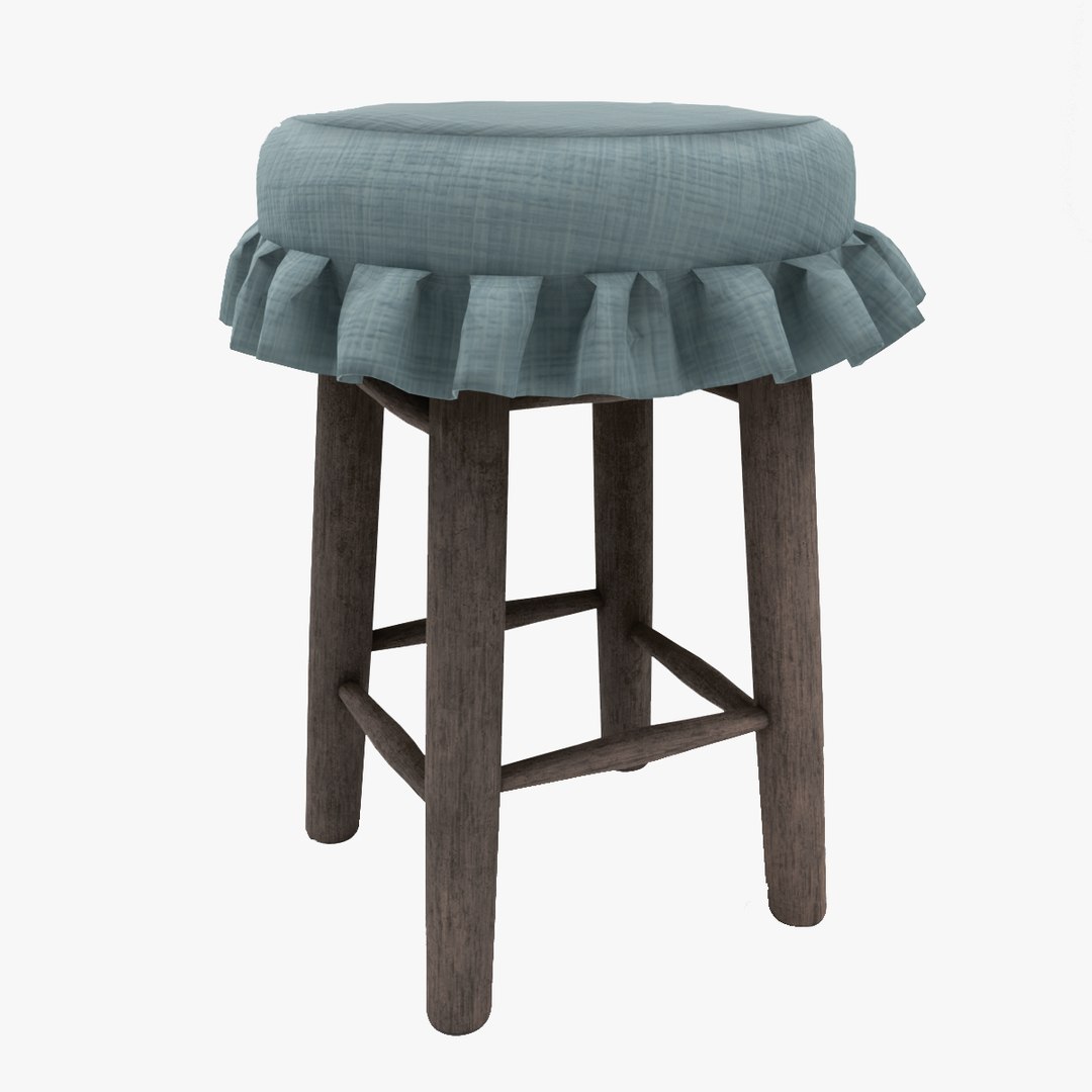 3D model Blue Stool TurboSquid 2087742