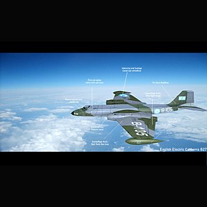 3ds max english electric canberra b