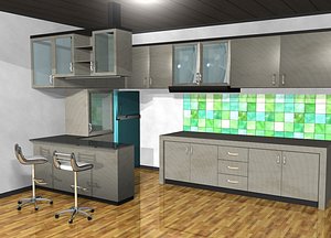 furniture minimalist interior model