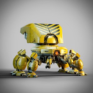 3D robot rigged