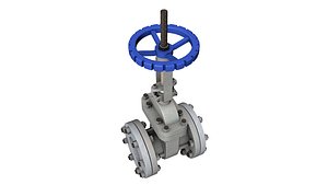 3D model Gate Valve-Isolation Valve-Block Valve