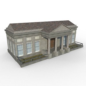 museum building 3D model