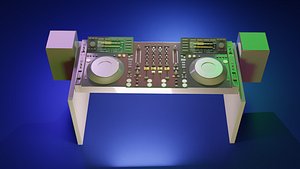 dj mixer 3D model