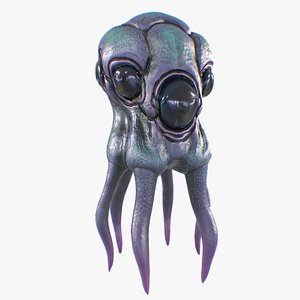 Levitating creature 3D model