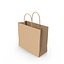 3D Paper Shopping Bags And Containers Collection model