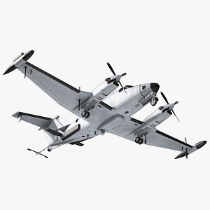 Beechcraft RC12 Guardrail Rigged