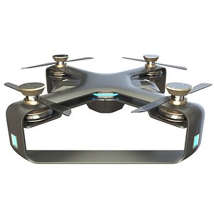 Concept Racing drone vray 3d model