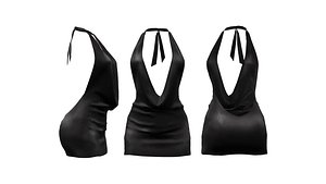 Sexy Cowl Mini Dress
