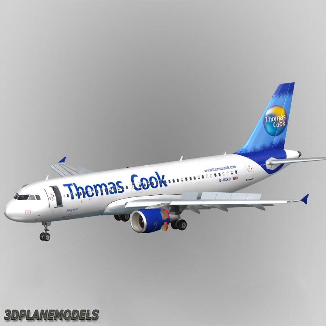 3d Model Airbus A320 Thomas Cook